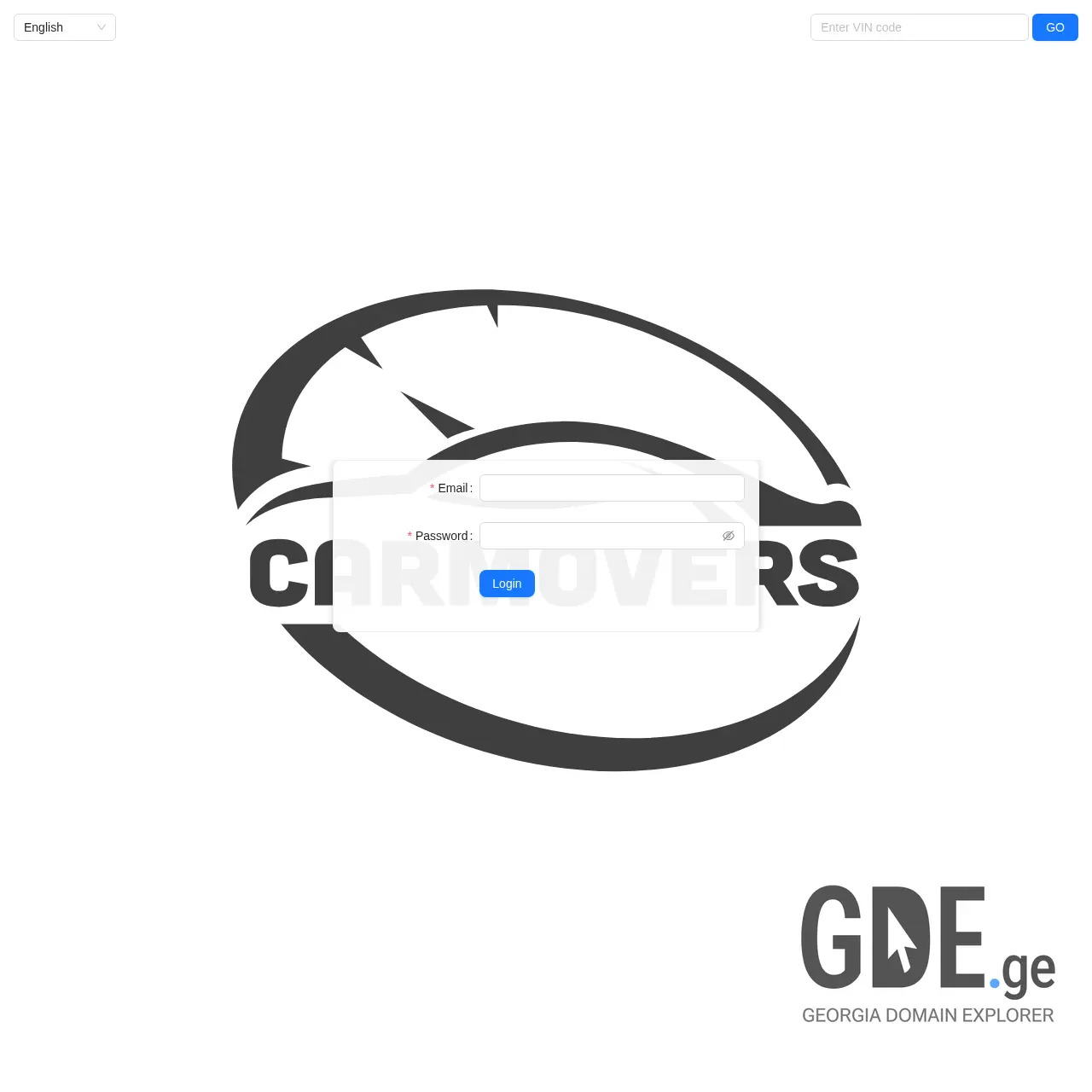 Screenshot of the site carm.ge at 2025-12-07