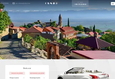 Screenshot of carrental.ge