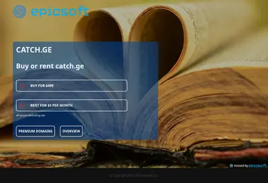 Screenshot of catch.ge