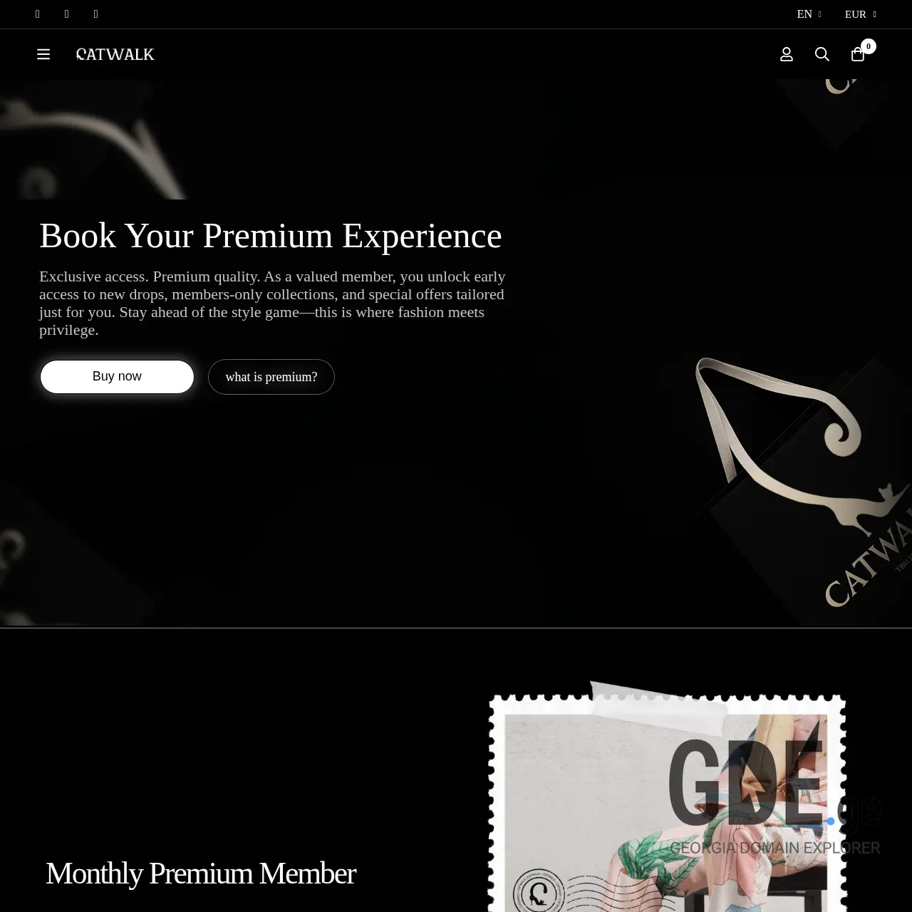 Screenshot of the site catwalk.ge at 2025-12-07