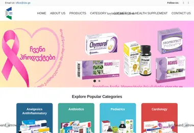 Screenshot of cbs.ge