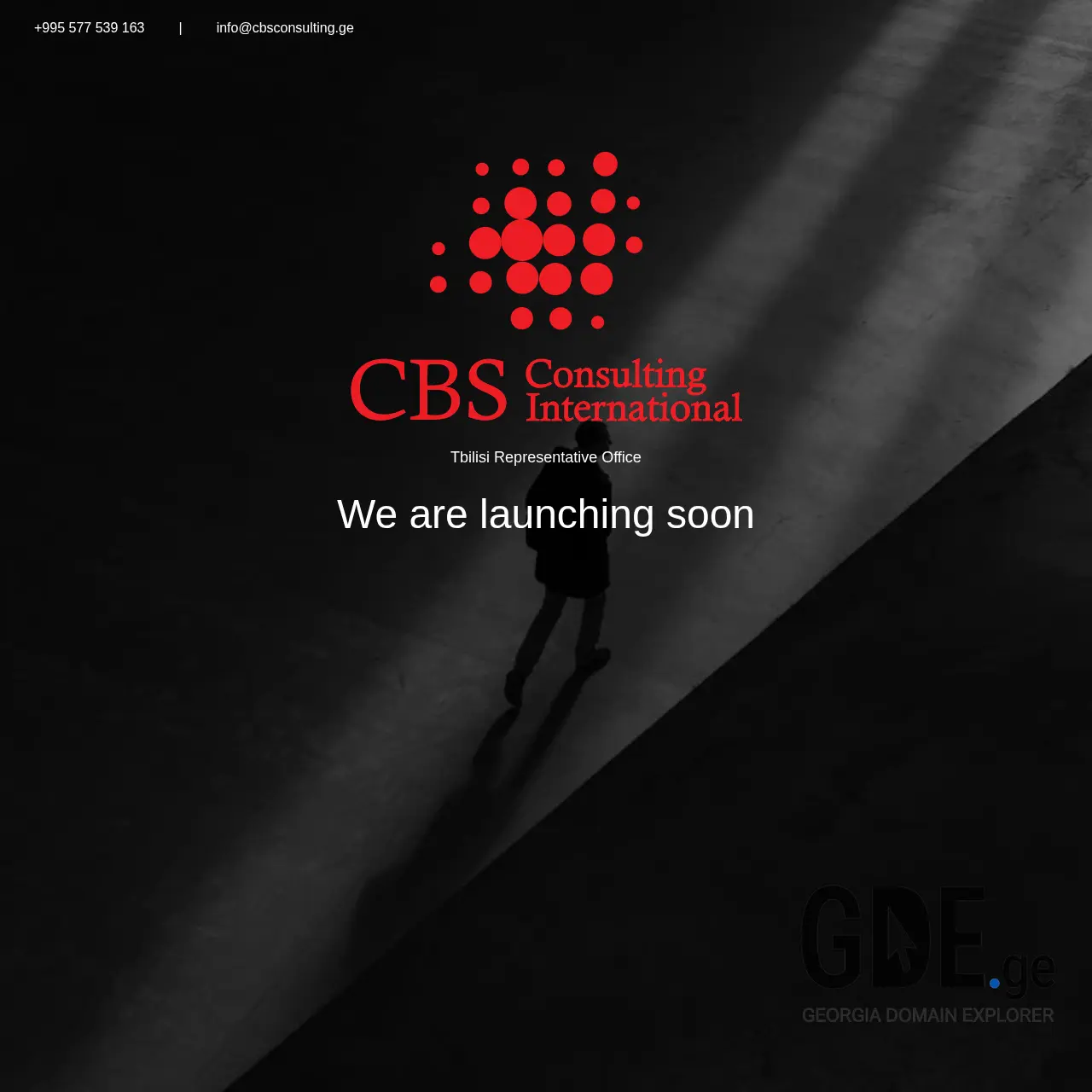 Screenshot of the site cbsconsulting.ge at 2026-01-25
