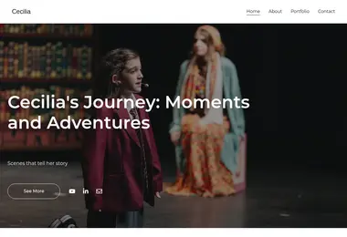 Screenshot of cecilia.ge