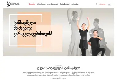 Screenshot of cekva.ge