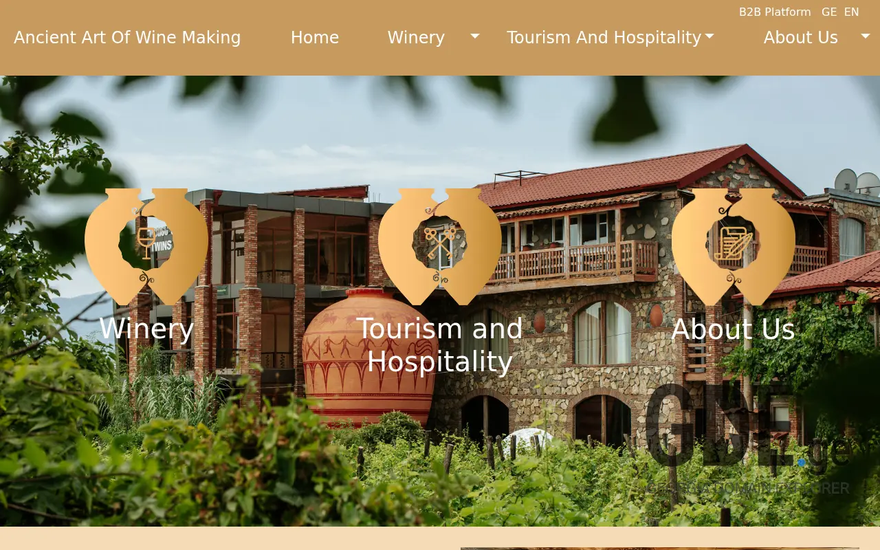 Screenshot of the site cellar.ge at 2025-11-28