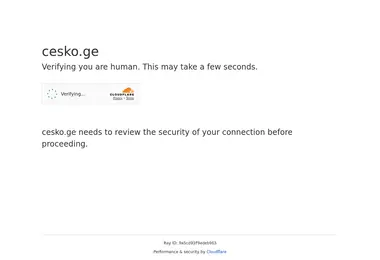 Screenshot of cesko.ge
