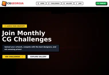 Screenshot of cgchallenge.ge