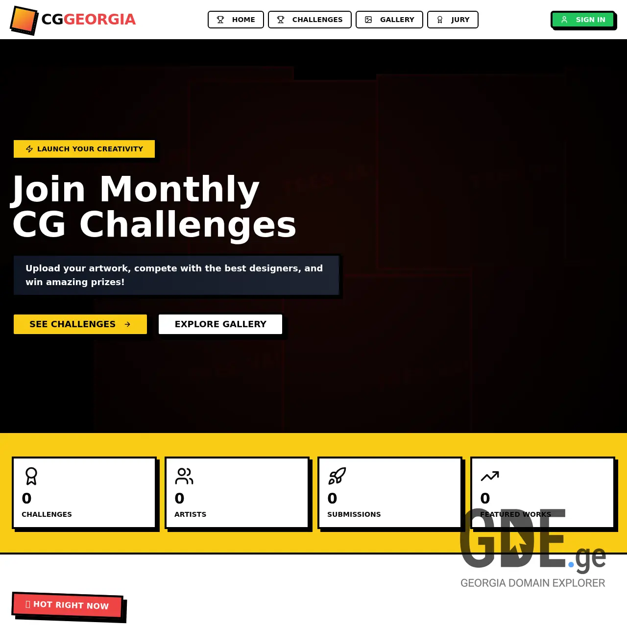 Screenshot of the site cggeorgia.ge at 2025-12-15