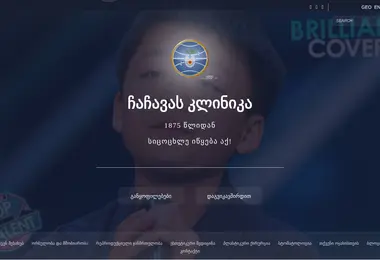 Screenshot of chachava.ge