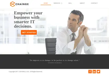 Screenshot of chain.ge