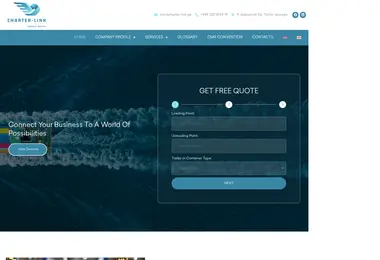 Screenshot of charter-link.ge