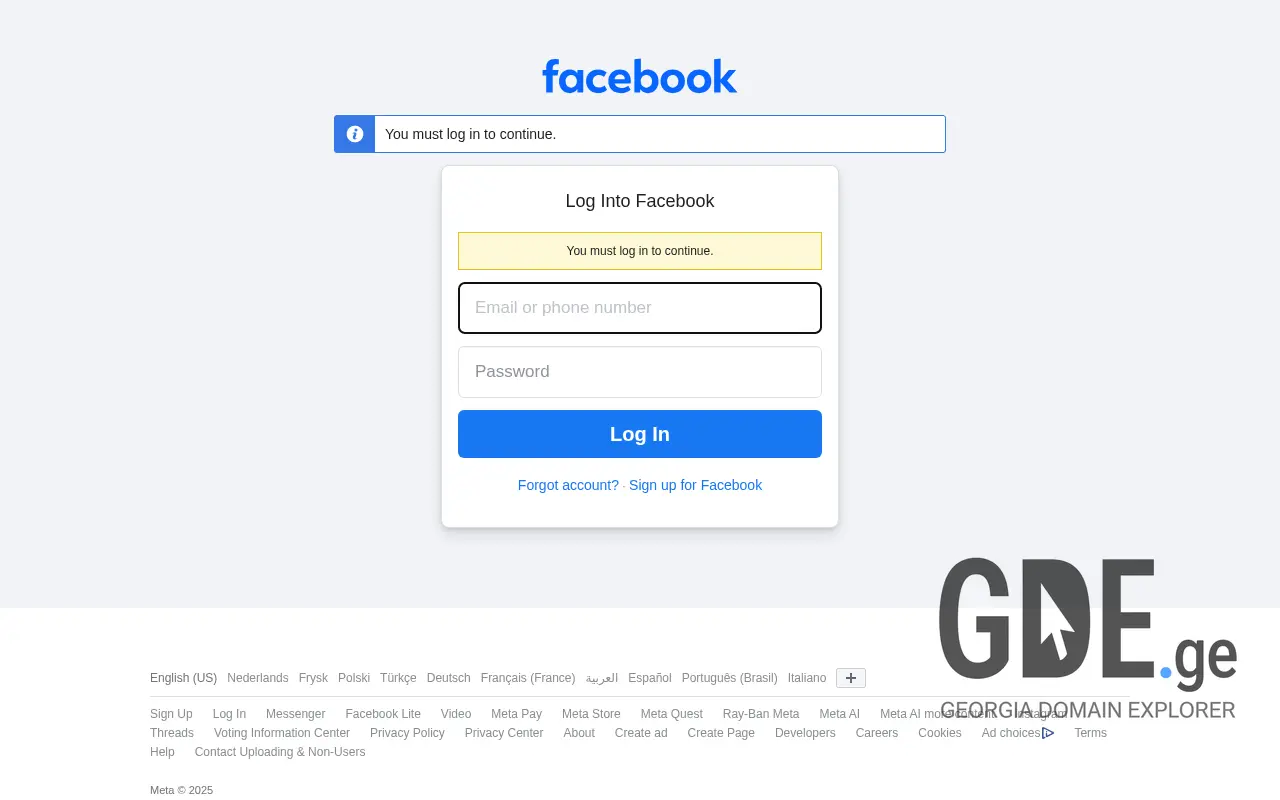 Screenshot of the site chashnagiri.ge at 2025-11-28