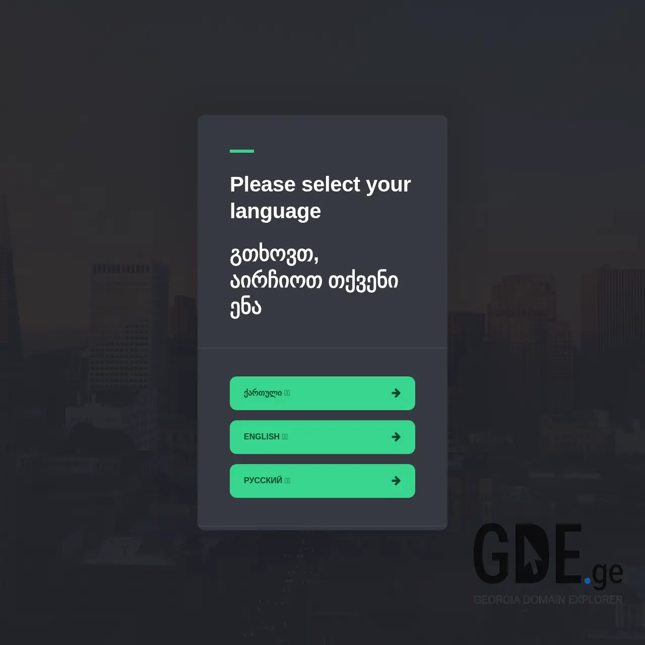 Screenshot of the site chemibiznesi.ge at 2025-12-07