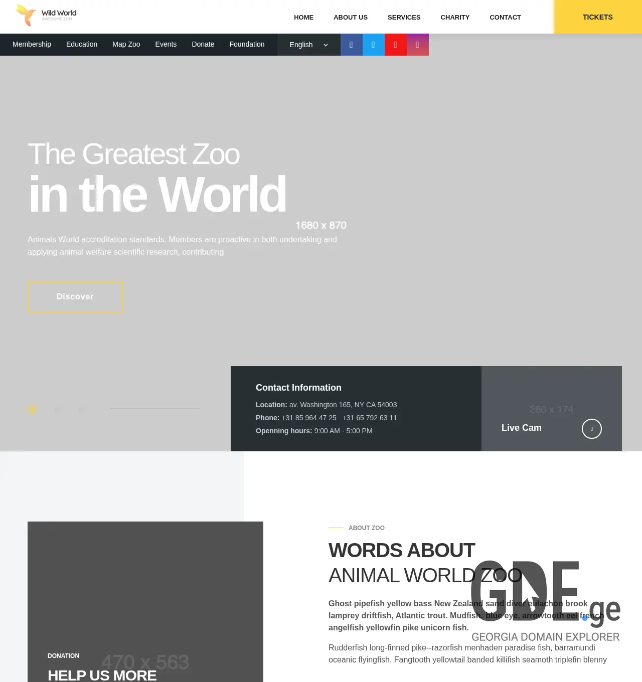 Screenshot of the site childrights.ge at 2025-11-30