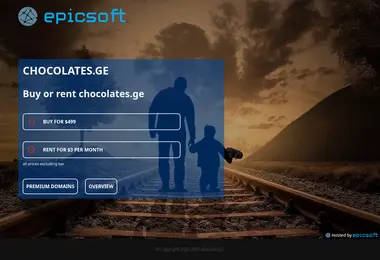 Screenshot of chocolates.ge