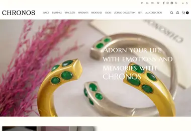 Скриншот chronos.ge