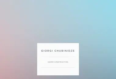 chubinidze.ge-ის ეკრანის სურათი