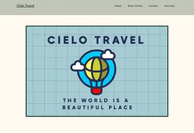Screenshot of cielotravel.ge