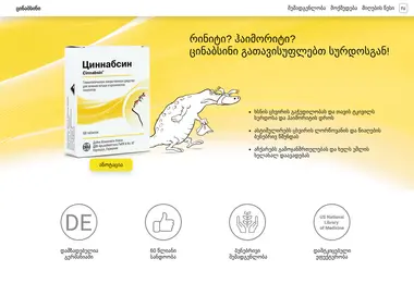 Скриншот cinnabsin.com.ge