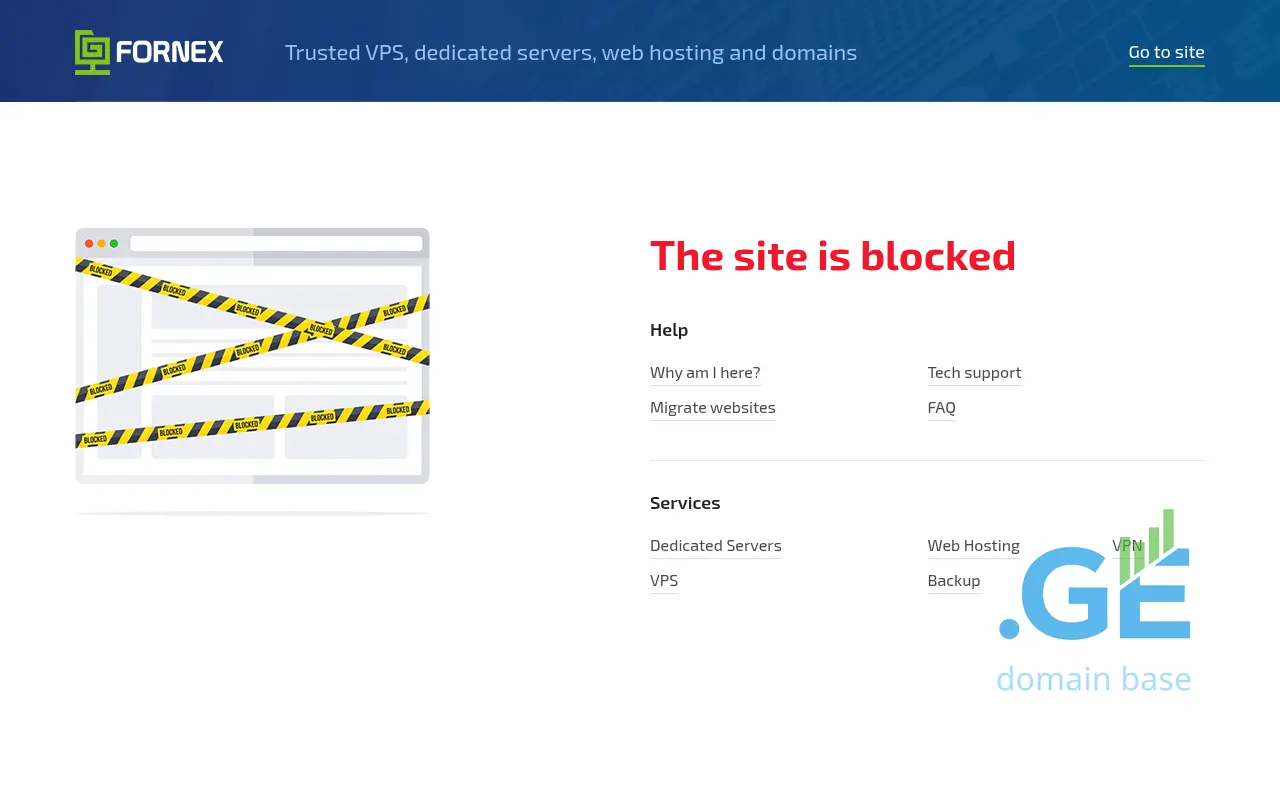 Screenshot of the site cis.ge