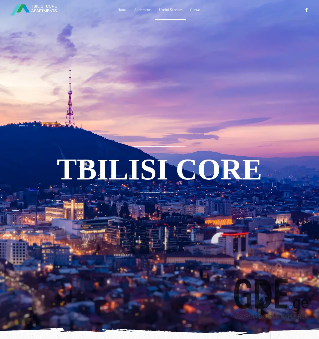 Screenshot of the site citycore.ge at 2025-11-30