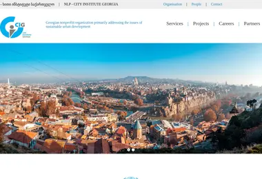 Screenshot of cityinstitute.ge