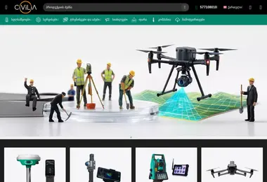 Screenshot of civilia.ge