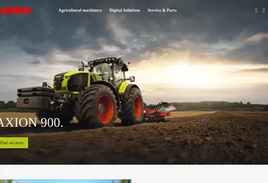 Screenshot of claas.ge