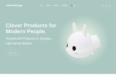 Screenshot of clevertech.ge