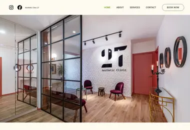 Screenshot of clinic27.ge