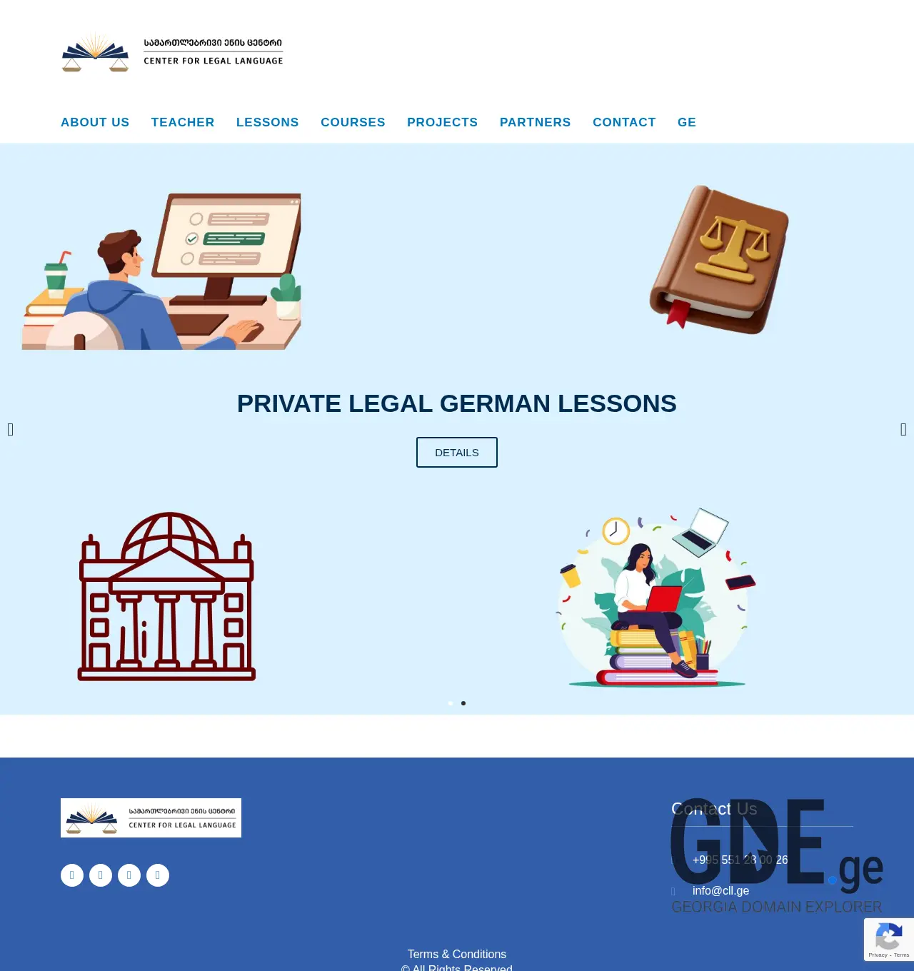 Screenshot of the site cll.ge at 2025-11-30