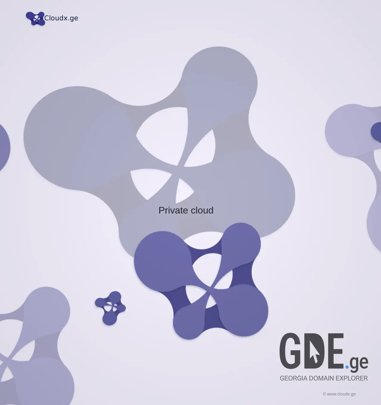 Screenshot of the site cloudx.ge at 2025-11-30