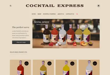 cocktailexpress.ge-ის ეკრანის სურათი