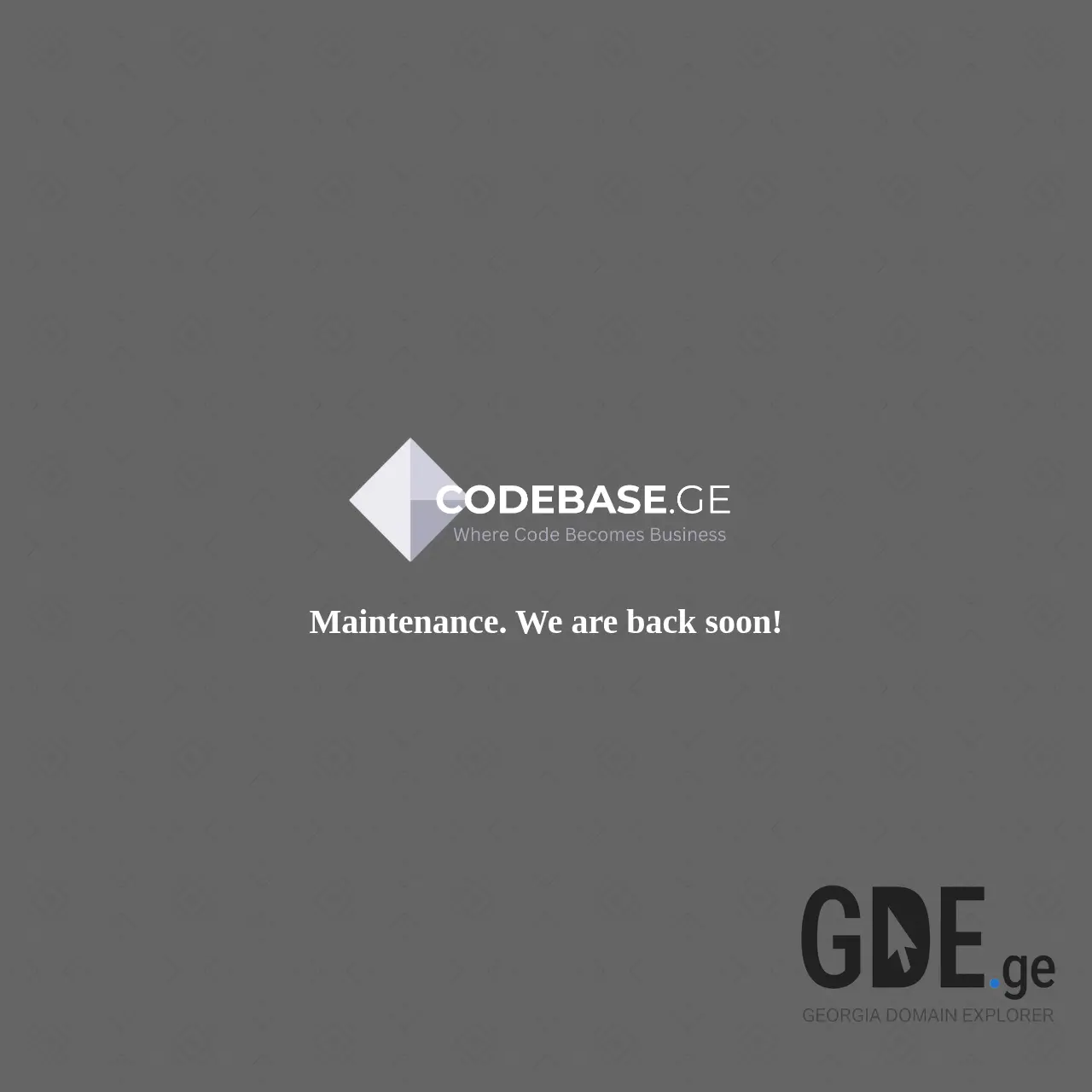 Screenshot of the site codebase.ge at 2026-02-24