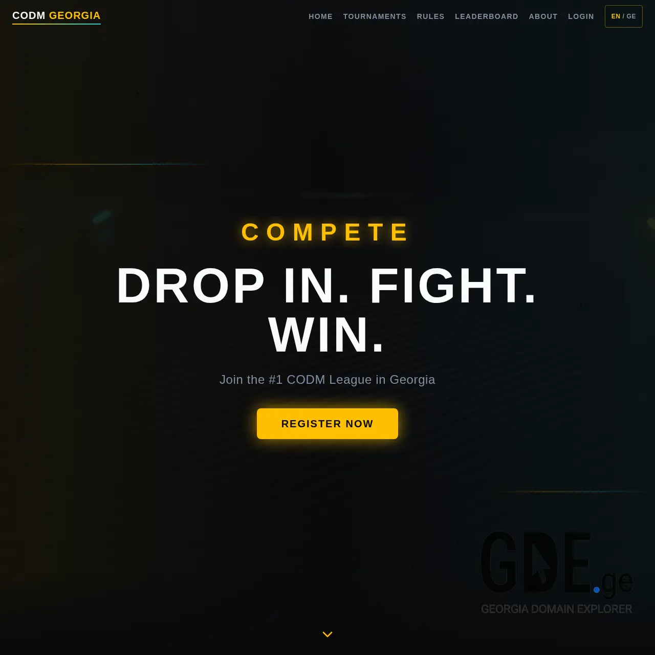 Screenshot of the site codm.ge at 2026-02-15