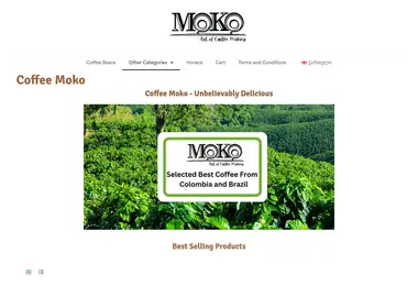 coffeemoko.ge-ის ეკრანის სურათი