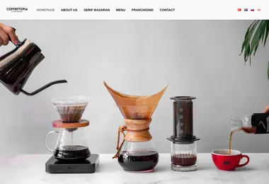 Скриншот coffeetopia.ge