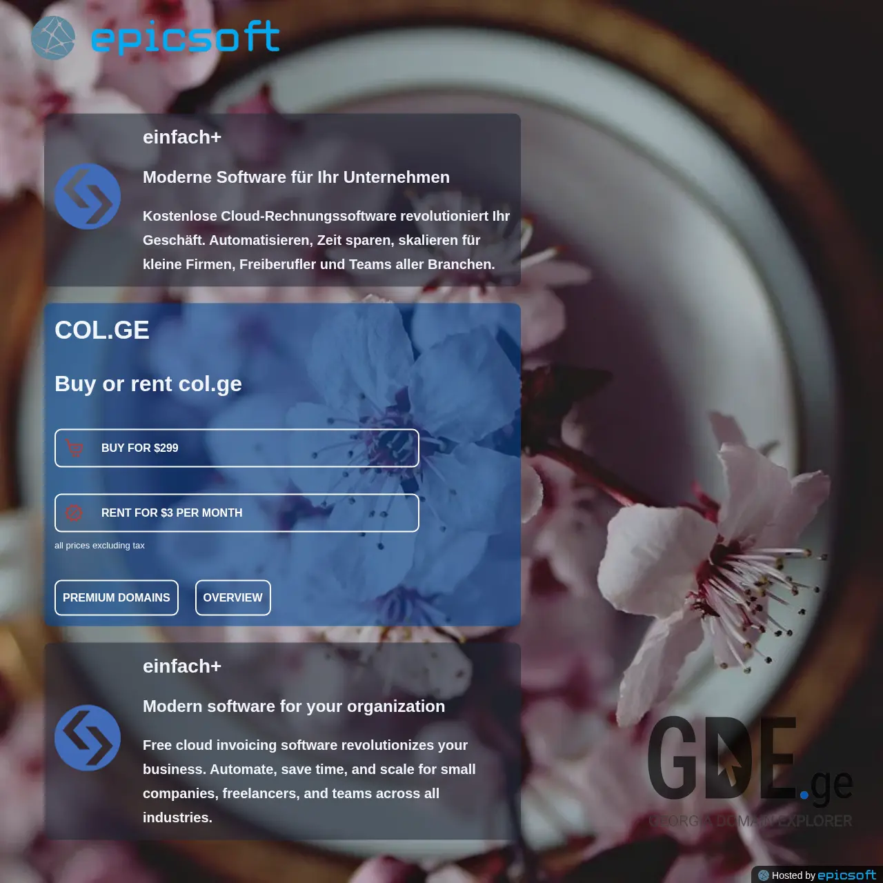 Screenshot of the site col.ge at 2025-12-19