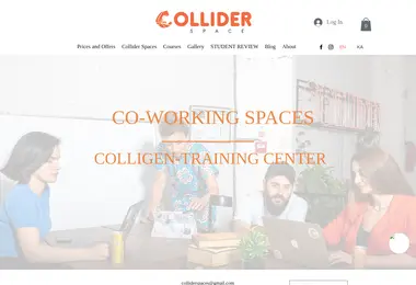 colliderspaces.ge-ის ეკრანის სურათი