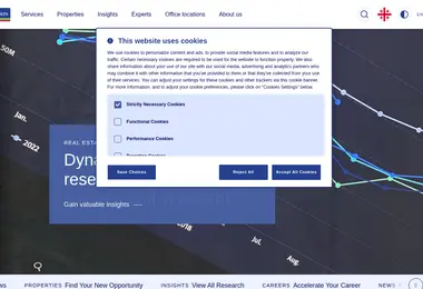 Screenshot of colliers.ge