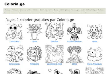 Screenshot of coloria.ge