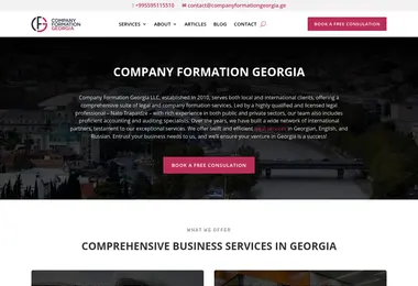 companyformationgeorgia.ge-ის ეკრანის სურათი