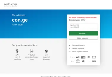 Скриншот con.ge