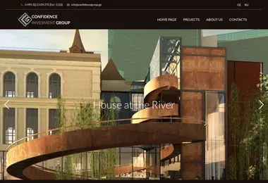 confidencegroup.ge-ის ეკრანის სურათი