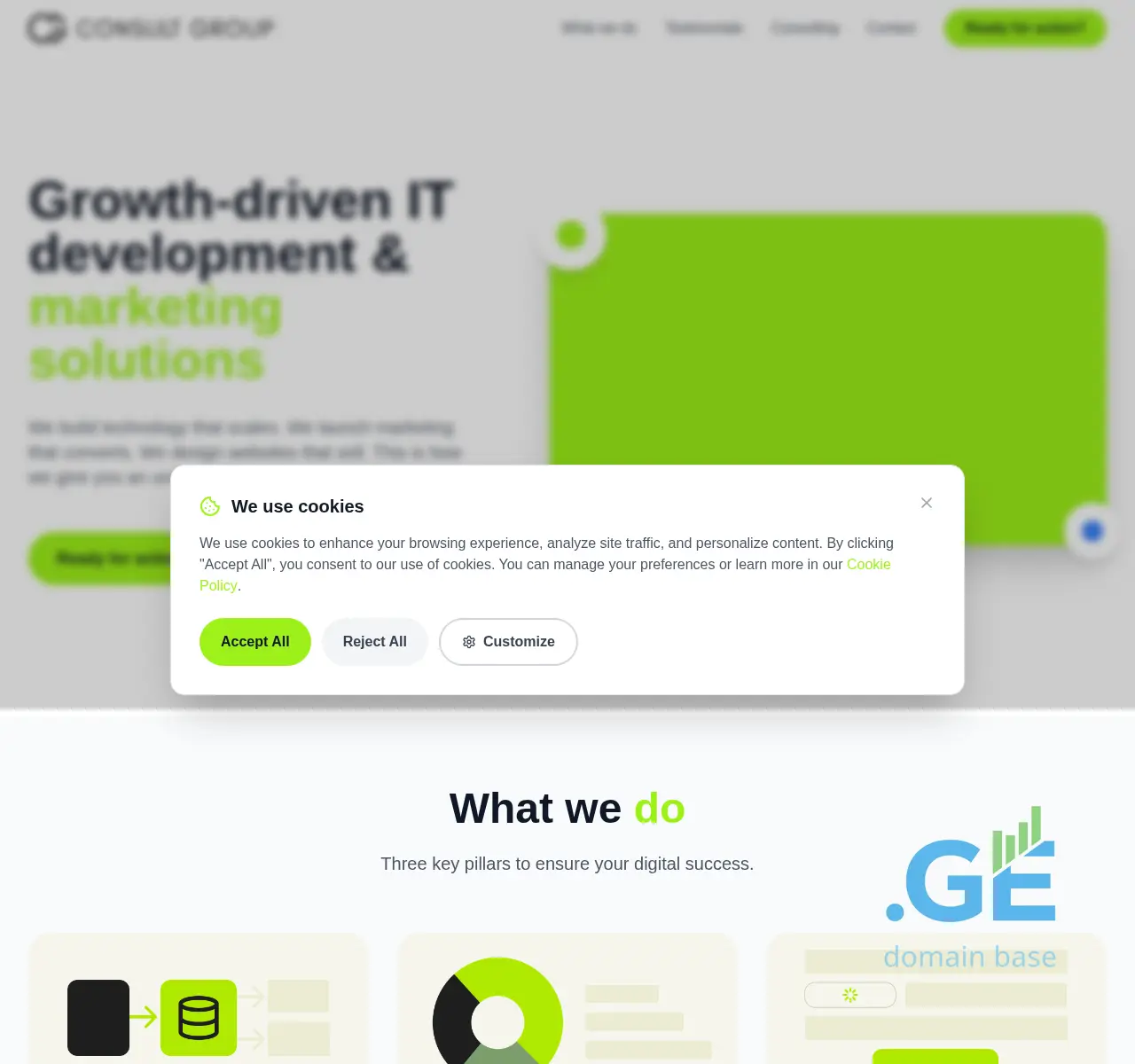 Screenshot of the site consgrp.ge at 2025-11-07