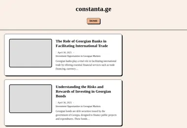 Скриншот constanta.ge