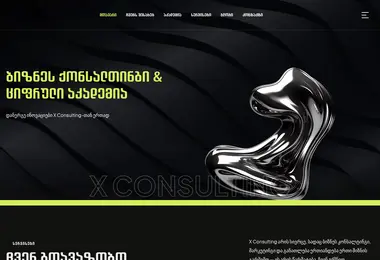 Screenshot of consultingx.ge