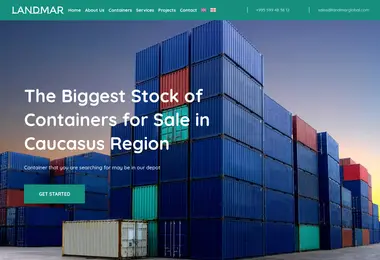 Screenshot of containers.ge