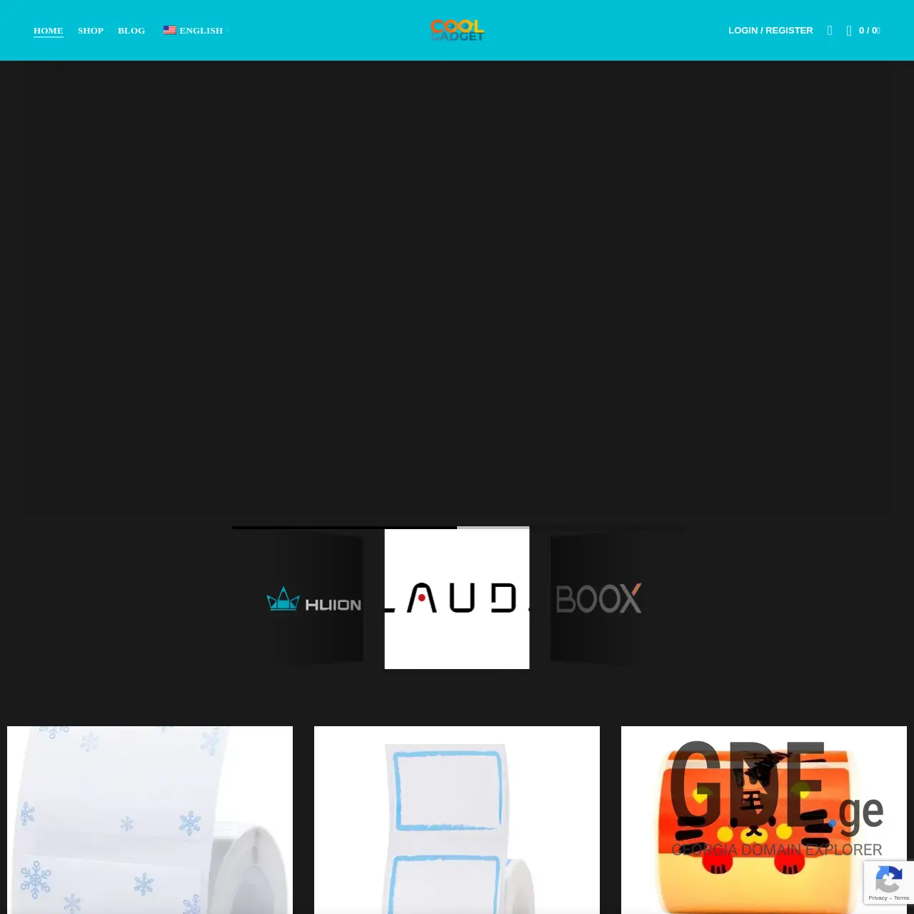 Screenshot of the site coolgadget.ge at 2025-12-07