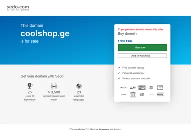 Скриншот coolshop.ge